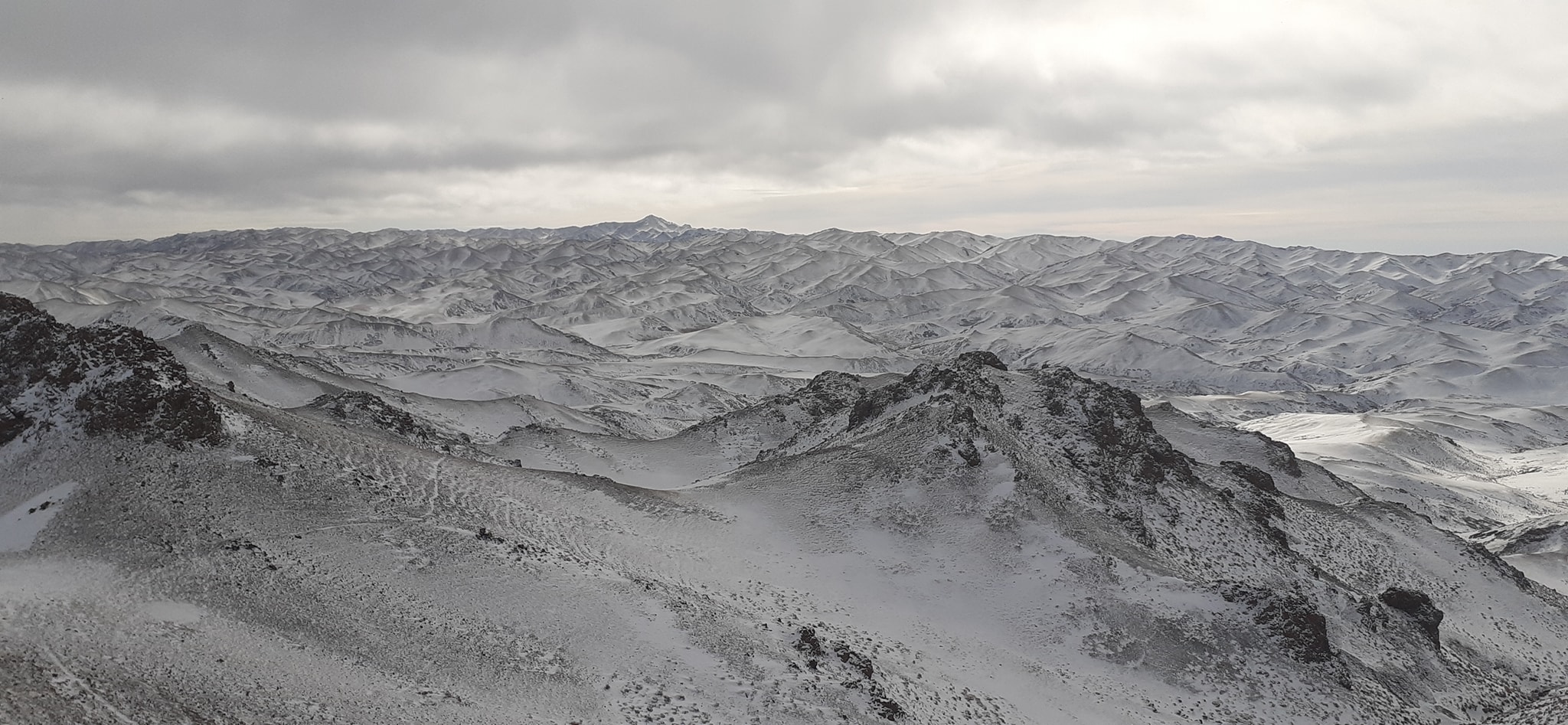Figure 1: Picture capturing the snowy landscapes of the South Gobi region in January 2024. Photo by Gantumur  Figure 1: Picture capturing the snowy landscapes of the South Gobi region in January 2024. Photo by Gantumur